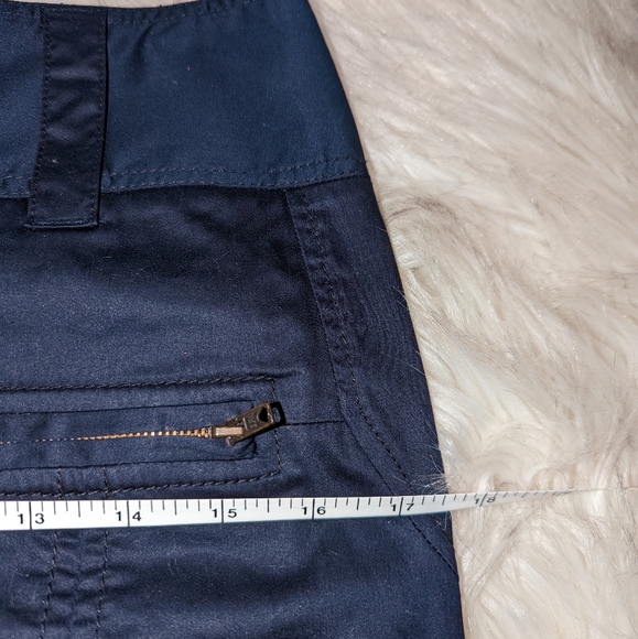 DVF Navy Blue Samantha Multi Zippers Skirt Sz 8 - Picture 14 of 16